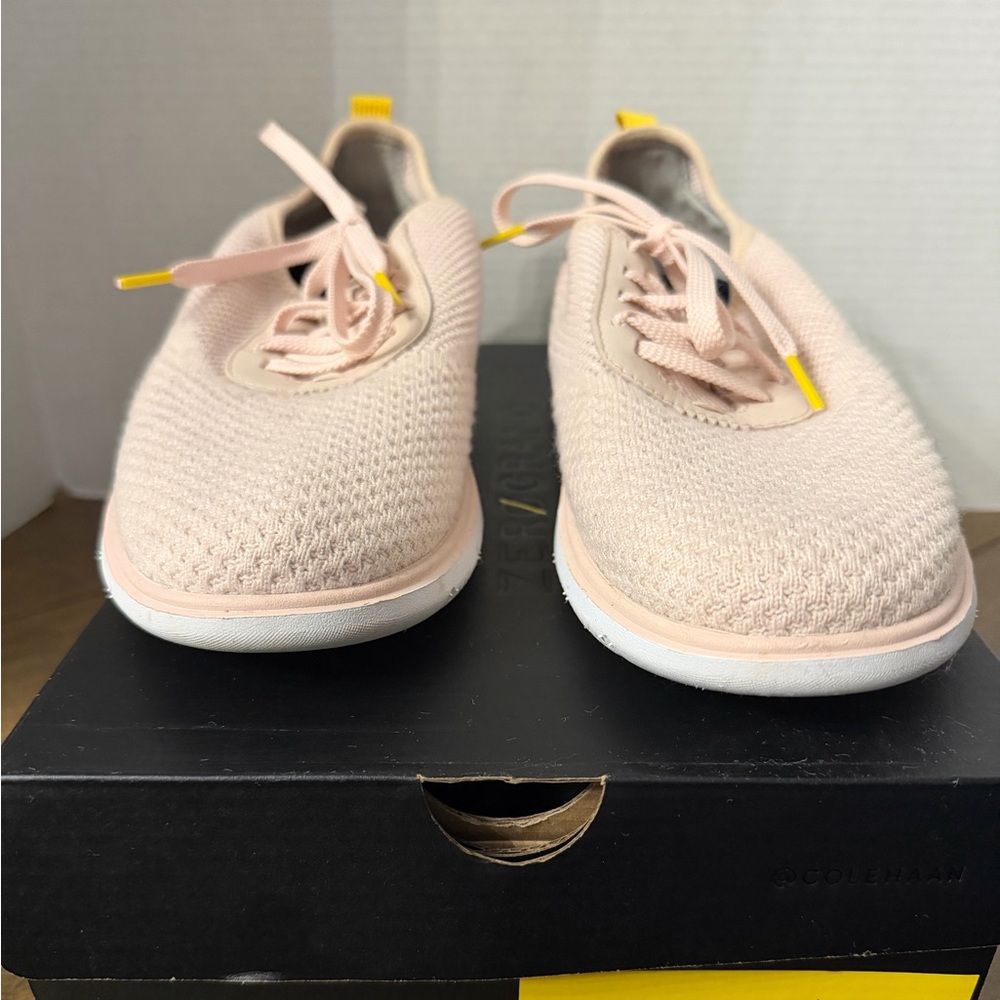 Cole Haan Women's Light Pink Knit Sneakers